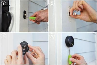skybell installation courtesy options doorbell